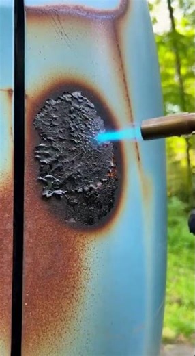 Burning Off Rust with a Blowtorch 🔥