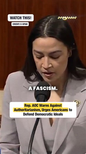 Rep. Alexandria Ocasio-Cortez Warns Against Authoritarianism, Calls for Defence of Democracy Representative Alexandria Ocasio-Cortez warned against the rise of authoritarianism and urged Americans to actively defend democratic values and institutions. Speaking on the importance of civic engagement, AOC emphasised the need to protect democratic ideals amid growing political polarisation, sparking renewed discussion across the political spectrum. #BreakingNews #AOC #USPolitics #Democracy #Authorit