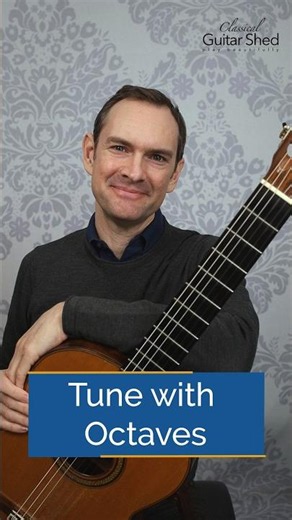Master Your Tuning with the Octave Trick! #shorts #classicalguitarshed #classicalguitar #guitartips