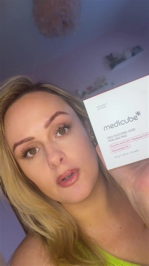 Red Succinic Acid Peel Pads for Acne Treatment