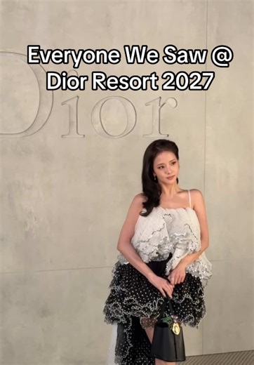 Dior Resort 2027: Jisoo, Sabrina Carpenter & More Shine