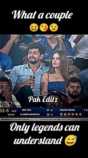 This Viral Couple in IPL 👀🔥🤩 | Stadium Romance Moment Goes Viral 💕🏏 #IPL