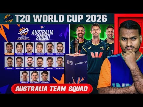 T20 WORLD CUP 2026: Australia 15 Members Team Squad Announced | Is this Australia’s strongest squad?