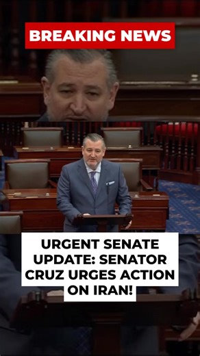 Just in: Senator Ted Cruz is urging President Trump to authorize a direct bombing campaign against Iran, escalating global tensions and pressuring White House for military action. Critics warn such strikes could plunge the region into chaos, costing American lives while politicians remain insulated. The world watches as the President weighs a choice that could ignite wider conflict, forcing questions about strategy, consequence and who will pay the ultimate price. #breaking #trending #news #usa 