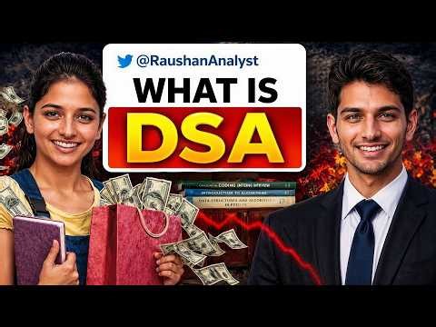 What is DSA? Search Algorithms + Data Structures Explained (Hindi) | ‪@Raushan_Analyst‬
