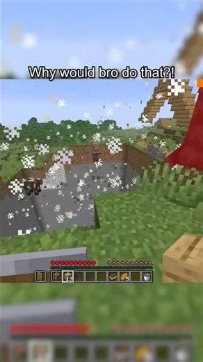 He really did that… #minecraft #minecraftmemes