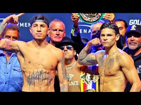 Mario Barrios vs Ryan Garcia - FULL Weigh In & INTENSE Face Off