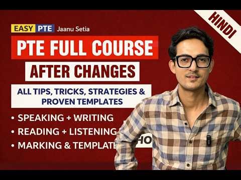 PTE FULL COURSE 2026 - 4 DAYS PTE FREE COURSE BY JANU SETIA |