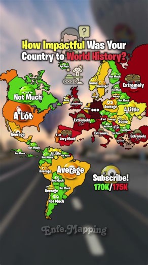 How Impactful Was Your Country to World History?