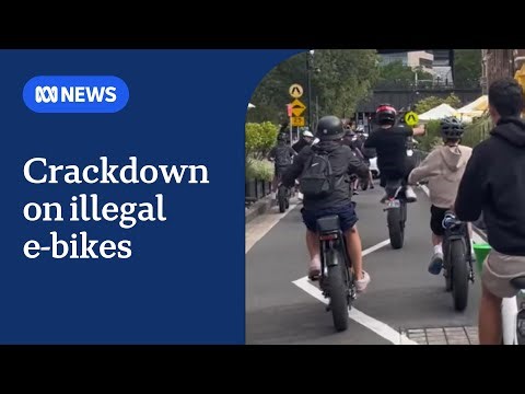 NSW police to receive new powers to crack down on illegal e-bikes | ABC NEWS