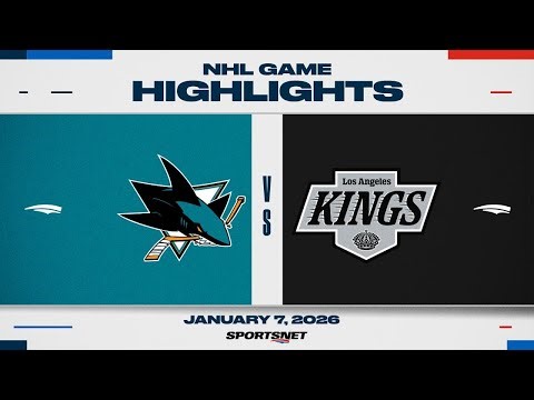 NHL Highlights | Sharks vs. Kings - January 7, 2026
