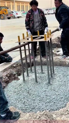 Live Demo: Concrete Foundation Pouring & Rebar Cage Installation in Action!