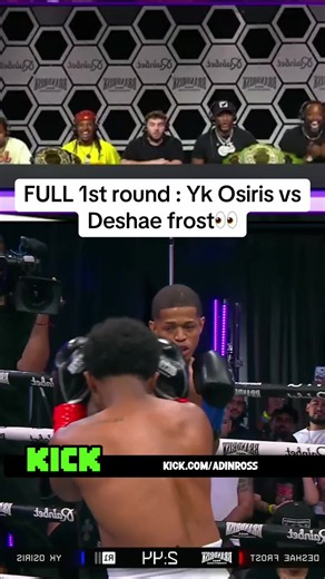 FULL 1st round : Yk Osiris vs Deshae frost👀#adinross #amandasolis #deshaefrost