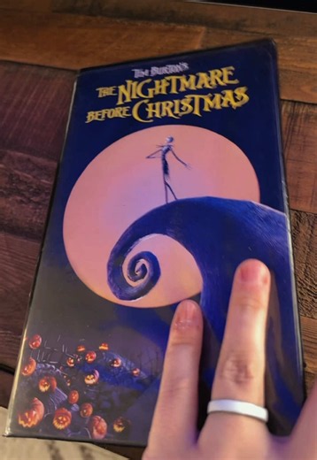 A nightmare before Christmas is a staple in our household. Happy Halloween yall, stay safe 🎃 #vintage #VHS #halloween #VCR #nightmarebeforechristmas