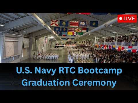 WATCH LIVE: U.S. Navy Boot Camp Graduation | TG-19 Divs 152-162 & 919 | Great Lakes