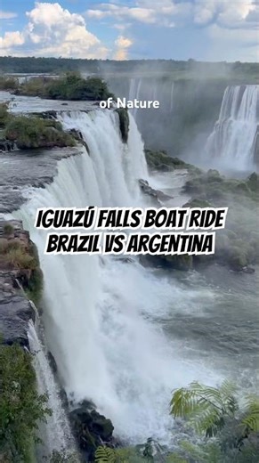 WE DID BOTH SO YOU DONT HAVE TO! Iguazú Falls boat ride - Brazil side vs. the Argentina side?