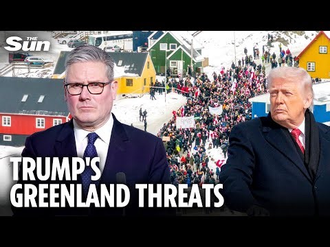 Trump 'BLUFFING' about Greenland invasion, Starmer blasts, as Europe threatens to strike back
