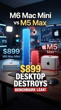 $899 M6 Mac Mini Just Embarrassed the $2,500 M5 Max! 😱