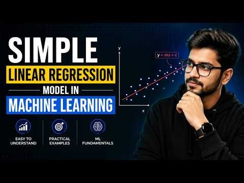 Simple Linear Regression Model In Machine Learning 💻 🧠#MachineLearning #LinearRegression #Coding #AI
