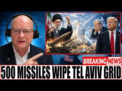 Iran FIRES 500 Zolfaghar 4-TON Missiles — Tel Aviv Power Grid WIPED OUT, Israel DESPAIRING