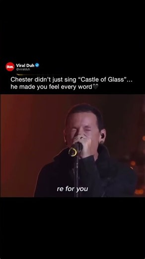 You can hear “Castle of Glass” a hundred times, but hearing Chester Bennington sing it live just…