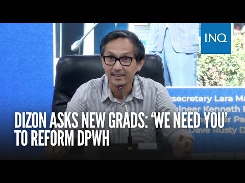 Dizon asks new grads: ‘We need you’ to reform DPWH