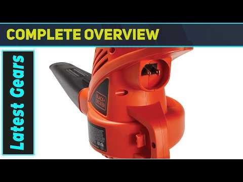 BLACK+DECKER Electric Leaf Blower: The Ultimate Handheld Powerhouse