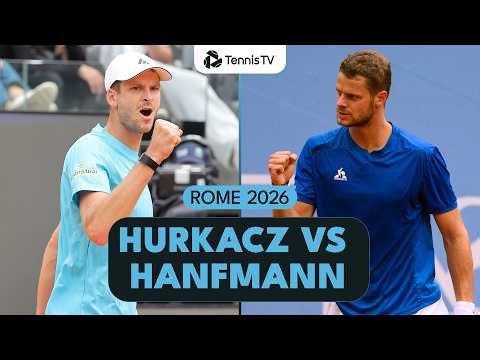 Hubert Hurkacz vs Yannick Hanfmann Three Set Battle 🔥 | Rome 2026 Highlights