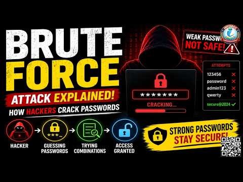 Brute Force Attack Explained | How Hackers Crack Passwords & How to Stay Safe