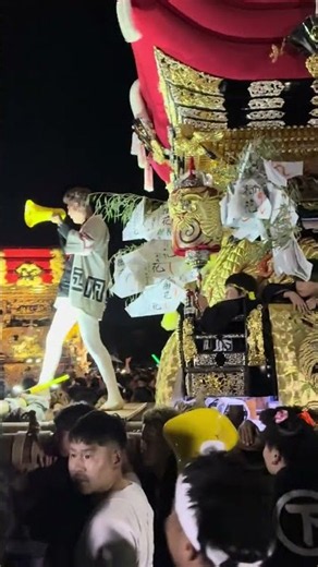 三木大宮八幡宮秋祭り2026 三木鉄道公園 下町屋台 青年会長かっこーい！ #三木市 #三木秋祭り #下町 #下町屋台 #播州秋祭り