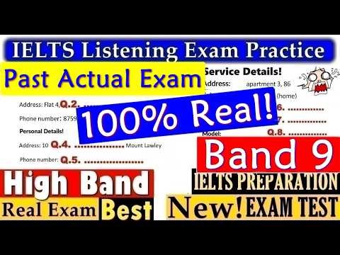 IELTS LISTENING PRACTICE TEST 2026 WITH ANSWERS | 25.08.2026