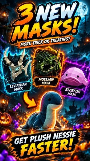 HOW TO GET THE NEW FISCHFIRGHT3 MASKS (HELPS ALOT TO GET PLUSH NESSIE🐱‍🐉🔥)!!!#roblox #fisch
