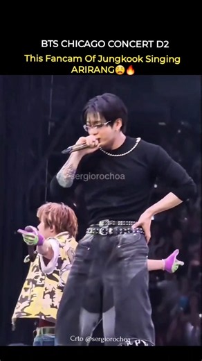 Jungkook Singing ARIRANG BTS CHICAGO CONCERT D2 #jungkook #bts