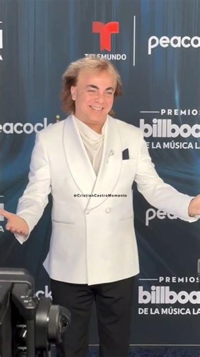CRISTIAN CASTRO at a photo shoot before his performance at the "Billboard Awards" (10/22/2026)
