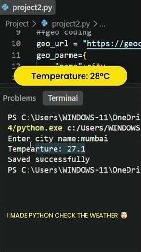 I Made Python Check the Weather 🤯