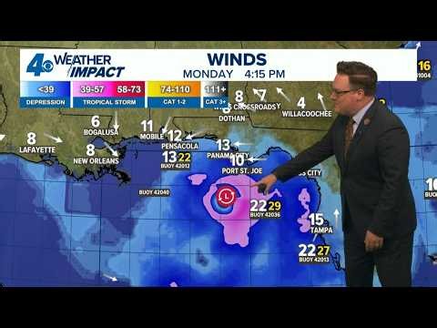 Weather Impact Alert: Rain and gusty winds expected beginning Wednesday