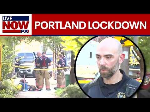 Portland Lockdown: Man threatens firefighters with knife