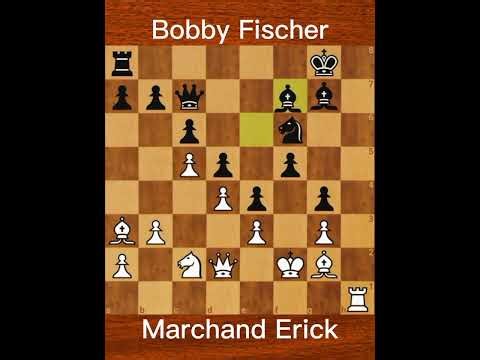 Bobby Fischer vs. Erick Marchand 1956 — Crushing Win at Eastern States Open