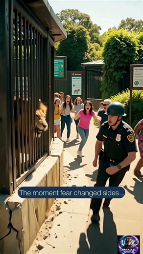 Nature doesn’t belong behind bars.: in the parallel world #nature #animals #parallelworlds