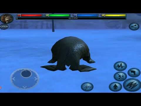 Walrus VS Angry Wolverine Boss, Ultimate Arctic Simulator