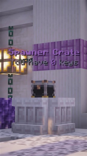 I Opened the Rarest Spawner Crate in Minecraft 🔑 #smp #minecraft #minecraftbedrock #java