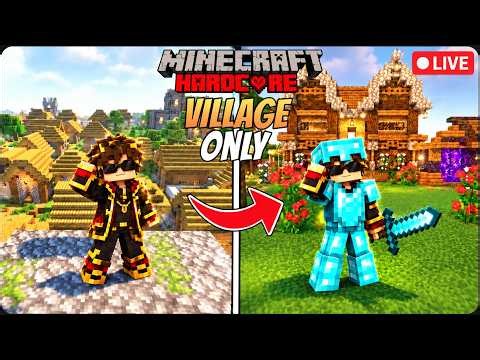 🔴 LIVE MINECRAFT BUT THE ENTIRE WORLD IS VILLAGES! | Can We Survive?! [DAY - 105]