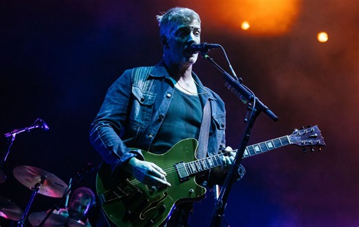 Watch Queens Of The Stone Age give 'Phantom Limb' and 'Insignificant Other' their live debut and perform 'Tangled Up In Plaid' for first time in eight years in Iceland
