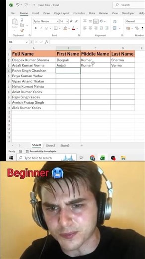 Master TEXTSPLIT Function You Must Know Split text into columns #excel #tips #tricks #viral #shorts