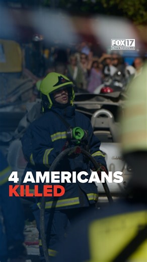 Four Americans among six killed in Athens blast that collapsed building near Acropolis