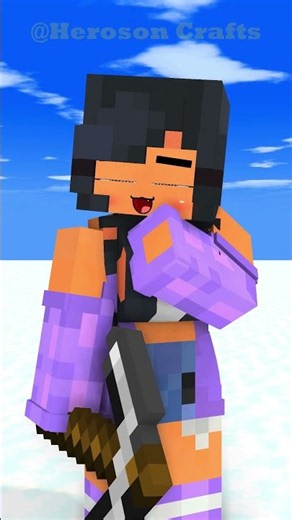 HELP! Rumi win in Breaking Stone Challenge with JJ Sister, Aphmau and Noob #fypシ #minecraft #shorts