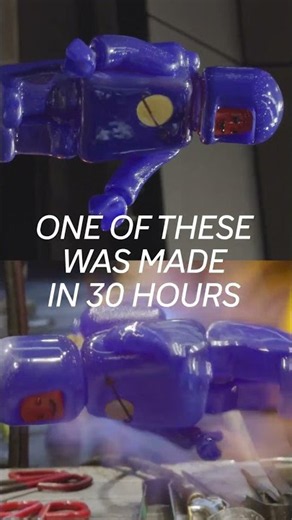 30 HOURS?!?! | LEGO glass blowing challenge w/ @corningmuseumofglass #Shorts