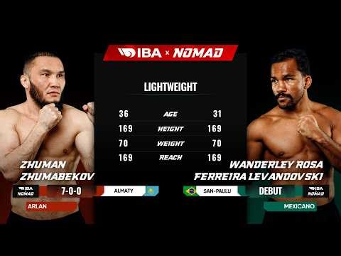 ZHUMAN "ARLAN" ZHUMABEKOV vs WANDERLEY "MEXICANO" ROSA | MAIN EVENT | FULL FIGHT | IBA NOMAD 14