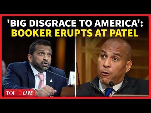 ‘RESIGN NOW OR TRUMP WILL…’: Kash Patel TORCHED At Senate Hearing; Cory Booker Drops EPSTEIN Bomb