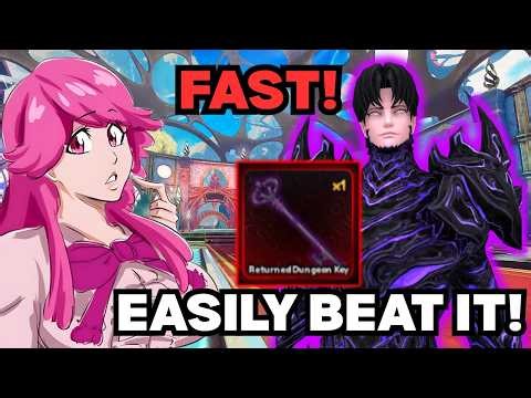 How to EASILY Clear the Returned Dungeon Key in Anime Vanguards! (EASY & FAST)